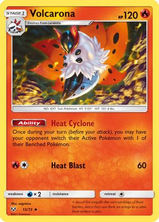 Shining Legends  013/73 Volcarona  - Uncommon