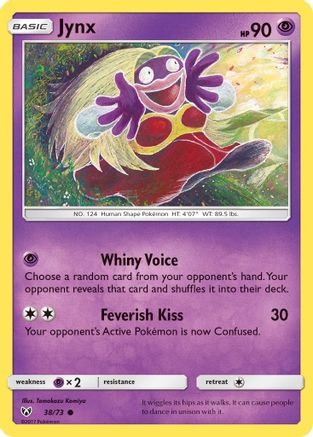 Shining Legends  038/73 Jynx  - Reverse Holofoil - Common