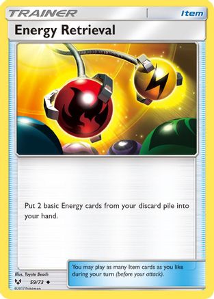 Shining Legends  059/73 Energy Retrieval  - Uncommon