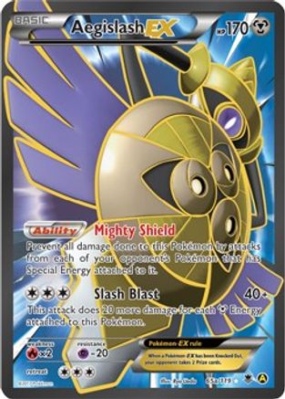 Alternate Art Promos  65a/119 Aegislash EX  - Holofoil - Promo
