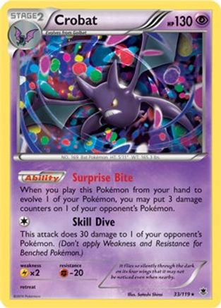 Miscellaneous Cards & Products  033/119 Crobat  - Holofoil - Promo