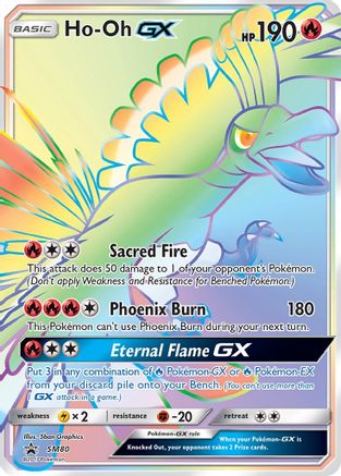 SM Promos  SM80 Ho-Oh  - Holofoil - Promo