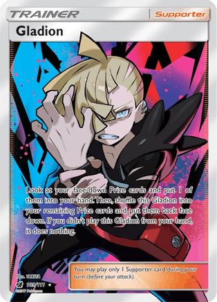 SM  Crimson Invasion  109 Gladion (Full Art)  - Holofoil - Ultra Rare
