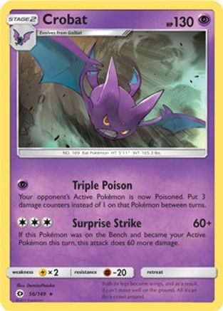 Deck Exclusives  056/149 Crobat  - Rare