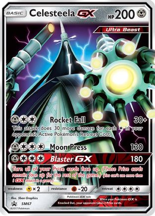 SM Promos  SM67 Celesteela GX  - Holofoil - Promo
