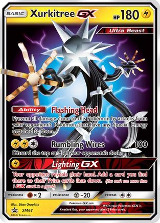 SM Promos  SM68 Xurkitree GX  - Holofoil - Promo