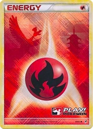 League & Championship Cards /95 Fire Energy - 89/95 (Play! Pokemon)  - Holofoil - Promo