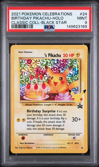Celebrations Classic Collection  024/53 PSA9 #149623169 ______'s Pikachu  - Holofoil - Classic Collection