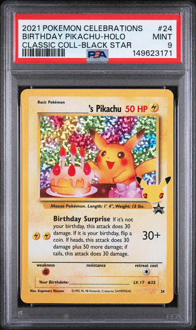 Celebrations Classic Collection  024/53 PSA9 #149623171 ______'s Pikachu  - Holofoil - Classic Collection