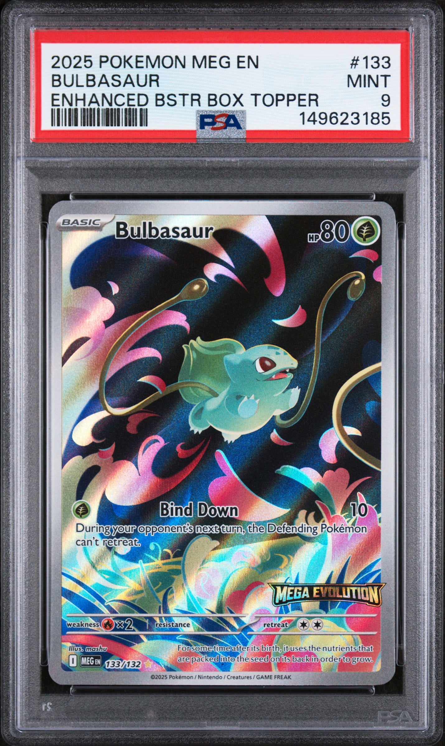 Miscellaneous Cards & Products  133/132 PSA9 #149623185 Bulbasaur  - Holofoil - Illustration Rare