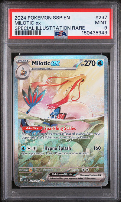 SV08 Surging Sparks  237/191 PSA9 #150435943 Milotic ex  - Holofoil - Special Illustration Rare