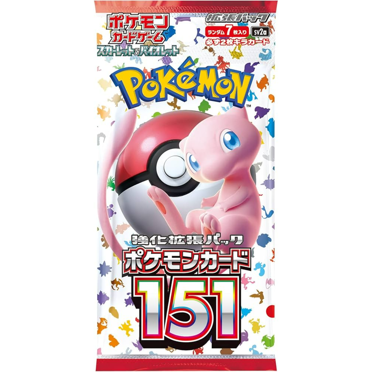 Pokemon Scarlet & Violet Japanese 151 - SV2A - Loose Booster Pack