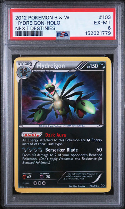 Next Destinies  103 PSA6 #152621779 Hydreigon  - Holofoil - Secret Rare