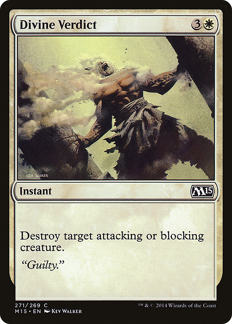 Magic 2015 - (M15-271) - Divine Verdict Foil