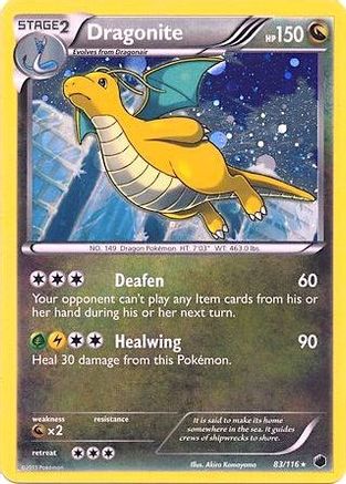 Blister Exclusives /116 Dragonite - 83/116 (Cosmos Holo)  - Holofoil - Promo