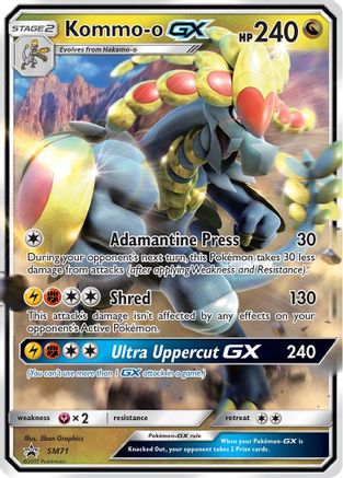 SM Promos  SM71 Kommo  - Holofoil - Promo