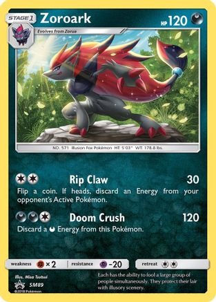 SM Promos  SM89 Zoroark  - Holofoil - Promo