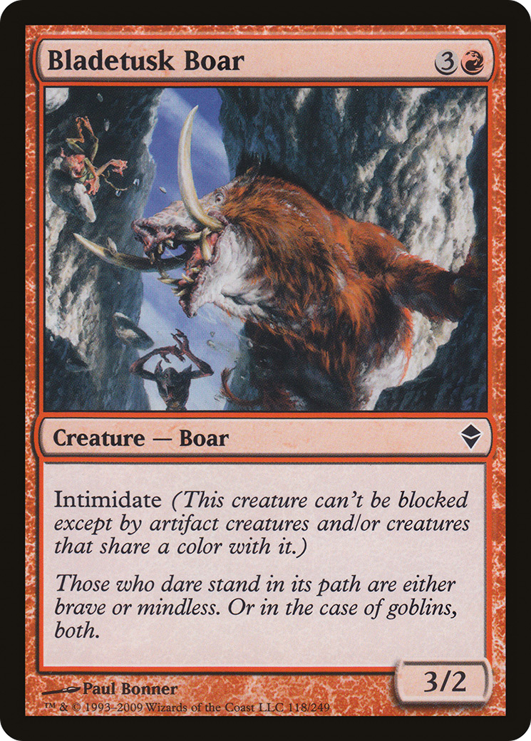 Zendikar - (ZEN-118) - Bladetusk Boar