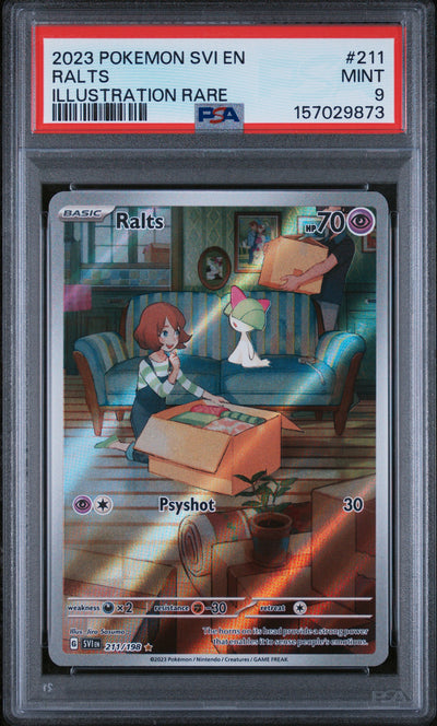 SV01 Scarlet & Violet Base Set  212/198 PSA9 #157029874 Kirlia  - Holofoil - Illustration Rare