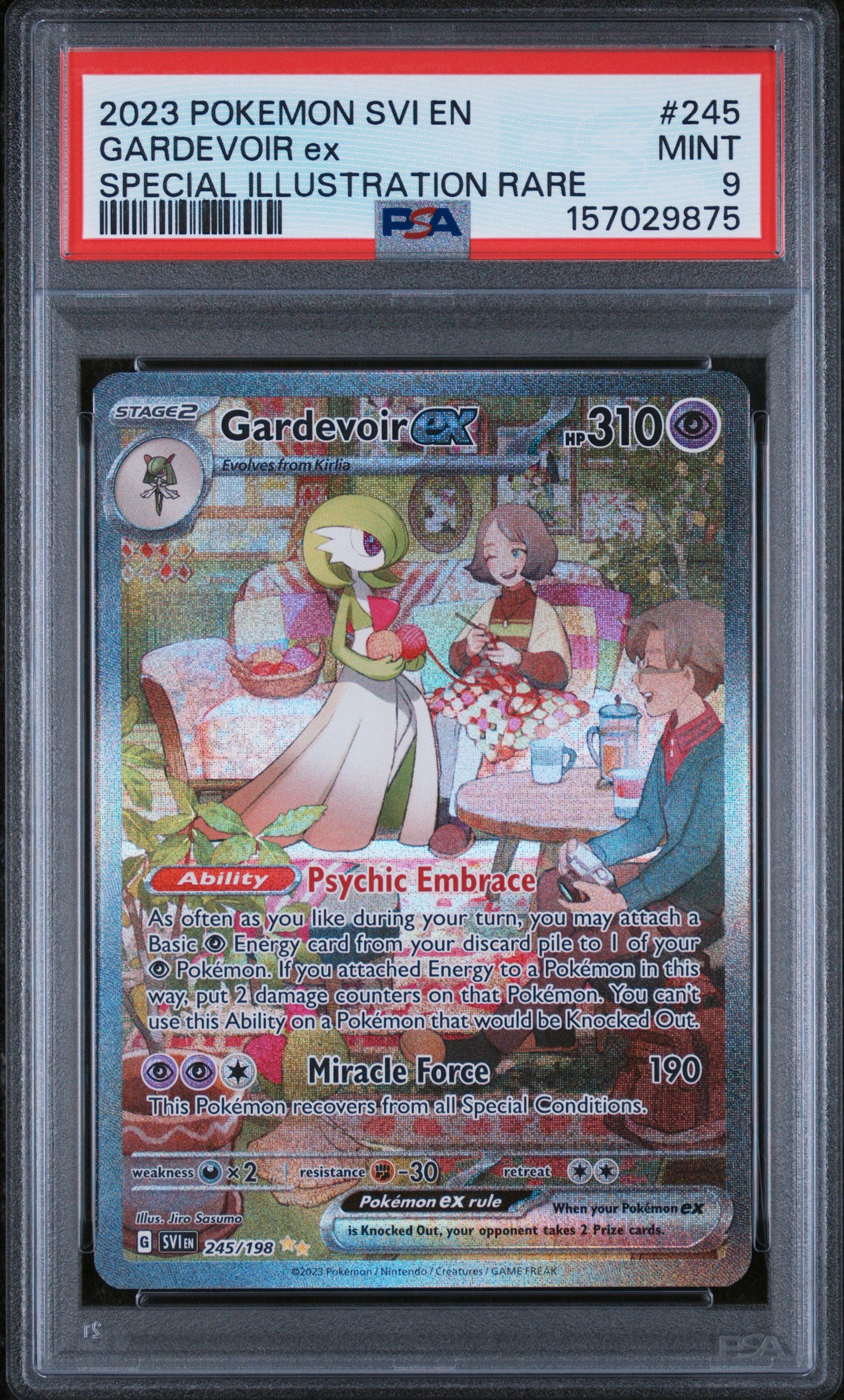SV01 Scarlet & Violet Base Set  245/198 PSA9 #157029875  Gardevoir ex  - Holofoil - Special Illustration Rare
