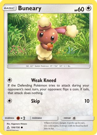 SM  Ultra Prism  106/156 Buneary  - Common