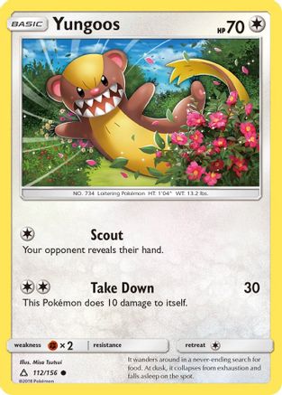 SM  Ultra Prism  112 Yungoos  - Common