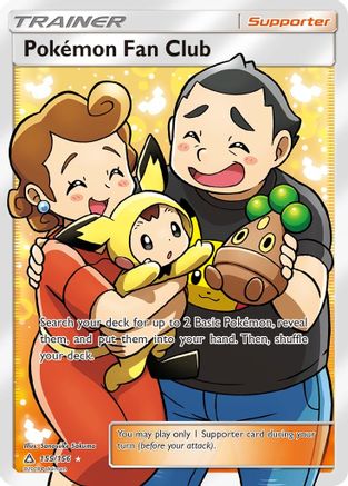 SM  Ultra Prism  155 Pokemon Fan Club (Full Art)  - Holofoil - Ultra Rare