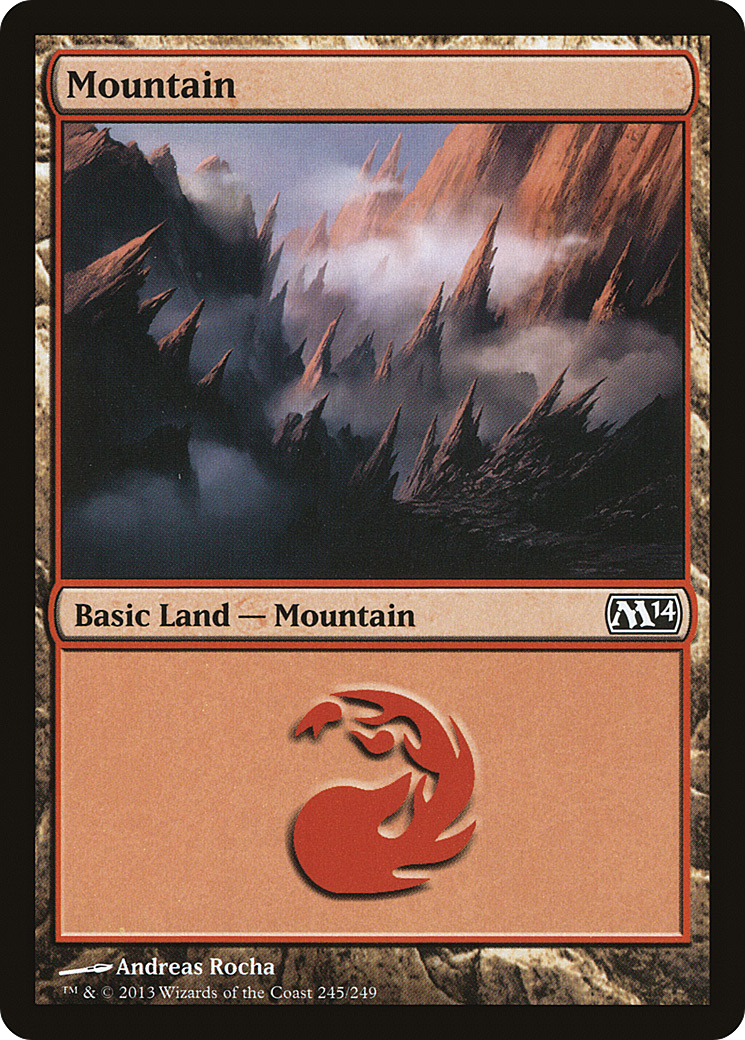 Magic 2014 - (M14-245) - Mountain (245)