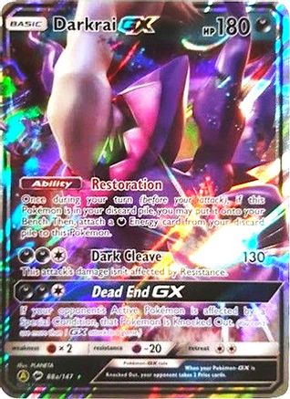 Alternate Art Promos  88a/147 Darkrai GX  - Holofoil - Promo
