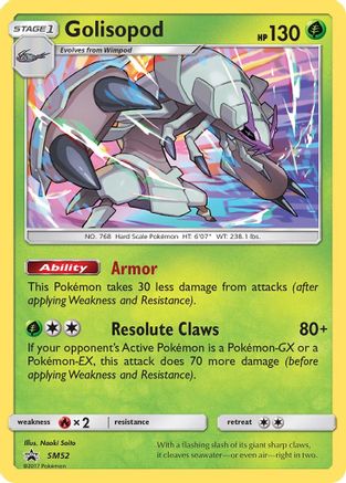 SM Promos  SM52 Golisopod  - Holofoil - Promo