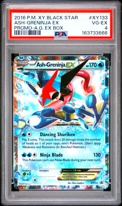 XY Promos  XY133 PSA4 #163733666 Ash Greninja ex - Holofoil - Promo