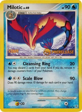 Nintendo Promos /147 Milotic - 70/147 (Prerelease) [Staff]  - Promo
