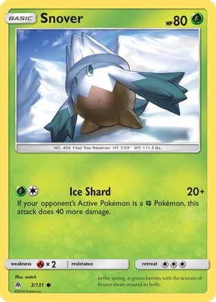 SM  Forbidden Light  003 Snover  - Common