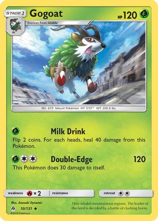 SM  Forbidden Light  010 Gogoat  - Reverse Holofoil - Uncommon