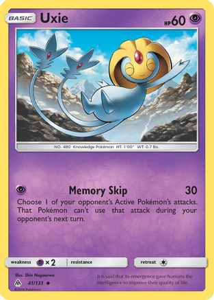 SM  Forbidden Light  041/131 Uxie  - Uncommon