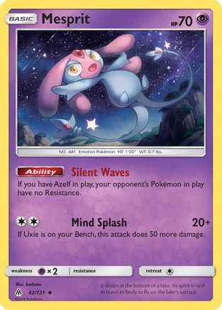 SM  Forbidden Light  042/131 Mesprit  - Uncommon