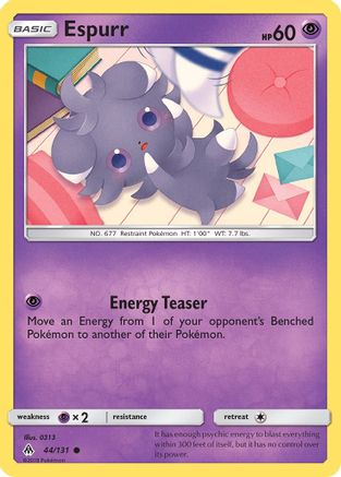SM  Forbidden Light  044/131 Espurr  - Common