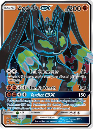 SM  Forbidden Light  123 Zygarde GX (Full Art)  - Holofoil - Ultra Rare