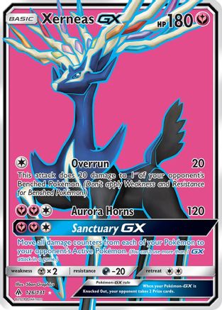 SM  Forbidden Light  126 Xerneas GX (Full Art)  - Holofoil - Ultra Rare