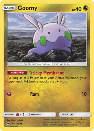 SM  Forbidden Light  091/131 Goomy (91)  - Common