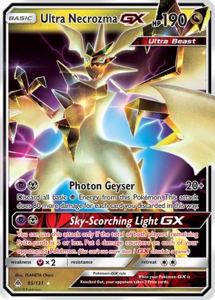 SM  Forbidden Light  095/131 Ultra Necrozma GX  - Holofoil - Ultra Rare