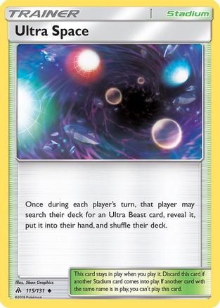 SM  Forbidden Light  115/131 Ultra Space  - Reverse Holofoil - Uncommon