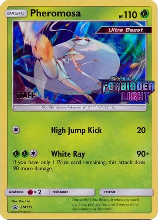 SM Promos  Pheromosa - SM115 (Prerelease) [Staff]  - Holofoil - Promo