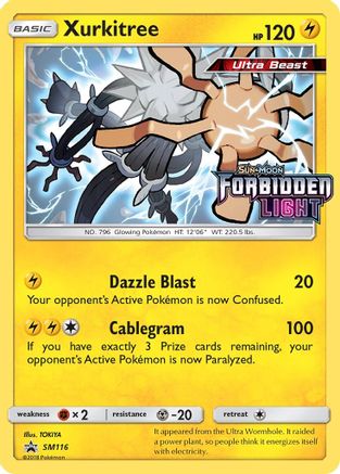 SM Promos  SM116 Xurkitree  - Holofoil - Promo