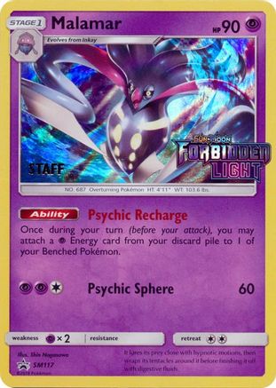 SM Promos  Malamar - SM117 (Prerelease) [Staff]  - Holofoil - Promo