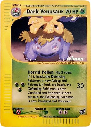 Best of Promos  007 Dark Venusaur  - Promo