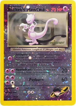 Best of Promos  Rocket's Mewtwo - 8 [Winner]  - Reverse Holofoil - Promo