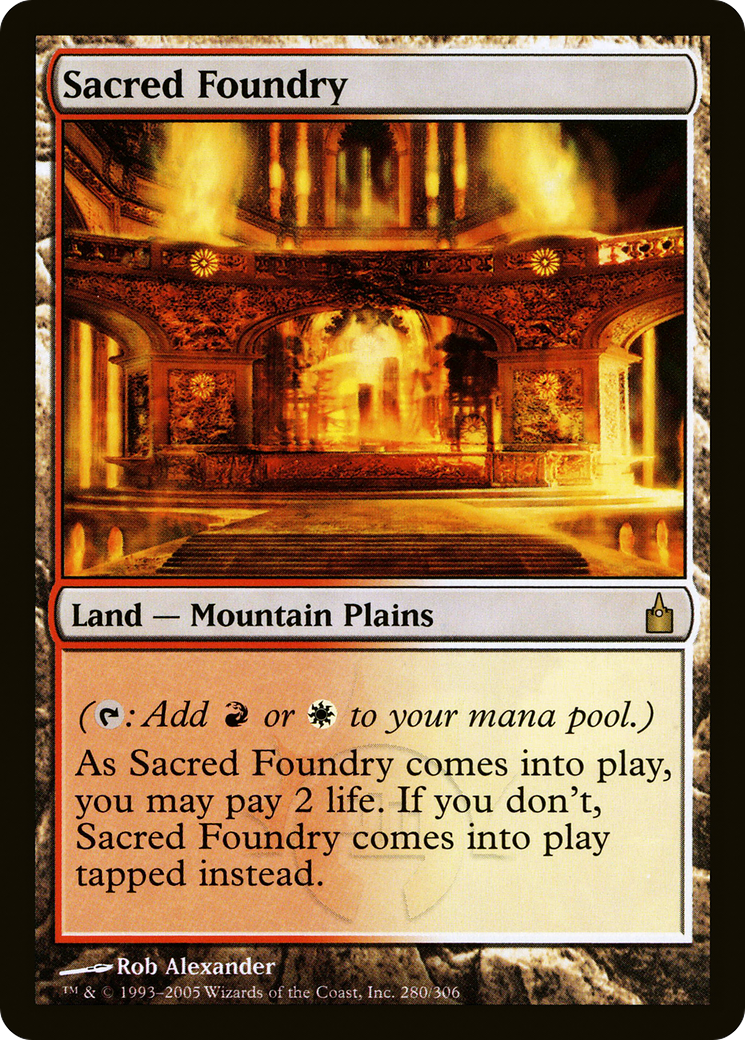 Ravnica: City of Guilds - (RAV-280) - Sacred Foundry Foil