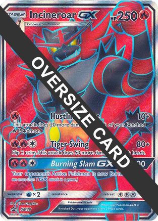 Jumbo Cards  Incineroar GX - SM38 (SM Black Star Promo)  - Holofoil - Promo