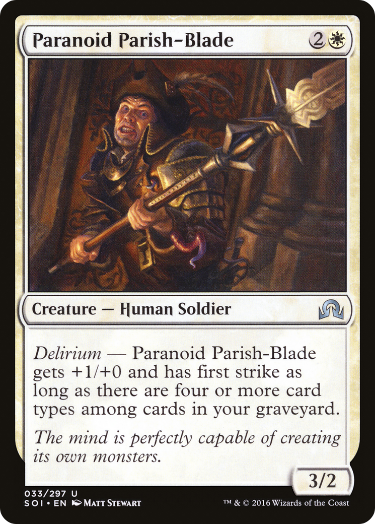 Shadows over Innistrad - (SOI-033) - Paranoid Parish-Blade